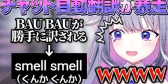 【ホロEN】双子のあのセリフが自動翻訳の餌食にされており困惑するビブー