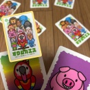 【オウムガエス】8歳・10歳と遊んでみたよ。6歳から向けボードゲームのレビュー