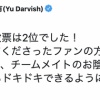 ダルビッシュ、サイ・ヤング投票2位「来年のこの日もドキドキできるようにまた頑張ります」