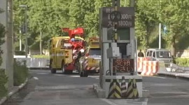 安倍首相を乗せた公用車に警護車が追突