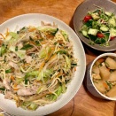 皿うどんやわで晩ごはん