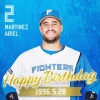 今日はマルティネス選手の誕生日です！おめでとうございます！