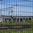 今日の午前10時前の会津若松駅構内北側