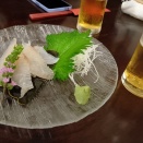 いわき湯本温泉1泊旅行　外で夕食