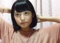 チーム8 寺田美咲、髪をばっさり切る