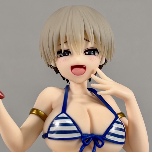 【フィギュアレビュー】宇崎ちゃんは遊びたい！ω Desktop Cute フィギュア 宇崎花～浜辺で水着ver.～