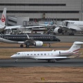 １月２０日の羽田空港、BIZJET