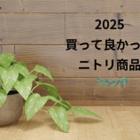 『2025買って良かったニトリ商品』の画像