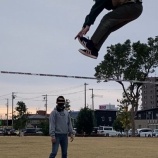 『休日の過ごしかた 「スラックライン」』の画像