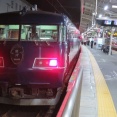 日根野駅で 「WEST EXPRESS 銀河」 京都行きを撮る （発車標＆車両） 【2025年10月】
