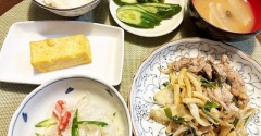 本物であって欲しいけど＆豚肉とニラマカロニ炒め