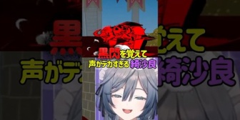 【にじさんじ】黒閃を覚えて珍しく声がデカすぎな綺沙良