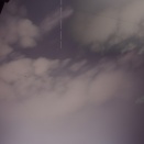 雲に阻まれ蹴りまで入ったISS通過