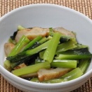 小松菜とさつま揚げの煮浸し