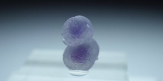 【にじさんじ】夜見さん「『玉髄』だよ。グミみたいだよね。こんなに丸いのが自然に出来るって凄い！　鉱石って美味しそう」