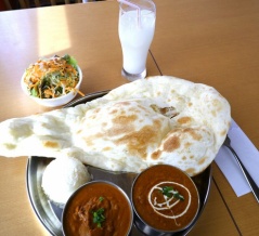 インド料理　サンライズ　〜　Bセットのポークカレーとキーマカレー