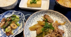 孫が生まれました！＆白ネギと豚肉の炒め物
