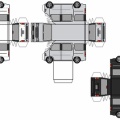ペーパークラフト　ダイハツ・アトレー7　後期型