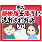 (大事なお知らせ!!!)離婚届を勝手に提出された話【70】