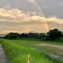 半円の🌈ビッグ・レインボー(虹)