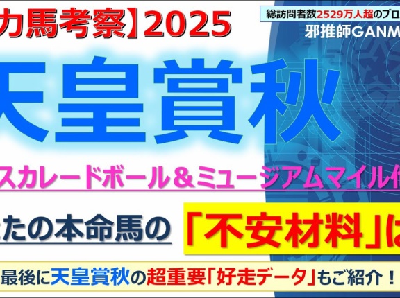 【回顧】菊花賞 ～なんだよ、もおおおお！また、ルメールかよおお！！～＜2025＞