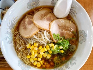 お好みレストラン 古都@防府市 の 「ラーメン定食」 #古都 #お好み焼き #ラーメン定食 #レストラン #防府市 #山口県 #つけものいし