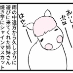 今日もうちのウマコが騒いでる