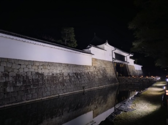 二条城の夜間ライトアップ、プロジェクションマッピング