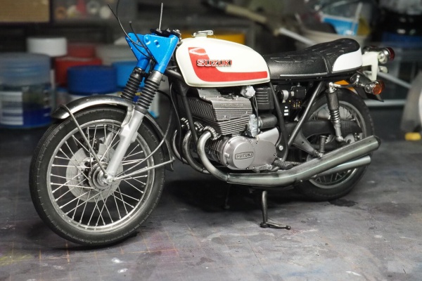 299の模型factory - 本郷猛のバイク SUZUKI GT380