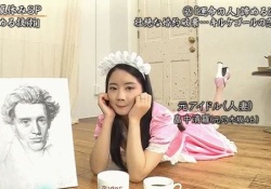 なんじゃこれ！？ 畠中清羅がメイド姿で寝そべっている動画。。。