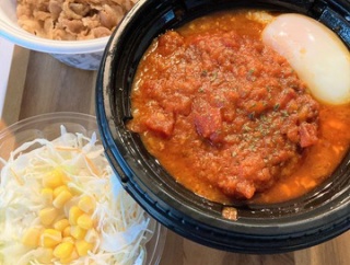 【定食を丼化したら後悔した】松屋 函館亀田店 うまトマは店で食え