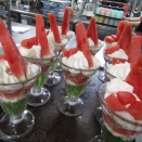 🍉厨房さん手作りのおやつ🍉夏～スイカパフェ(^O^)／
