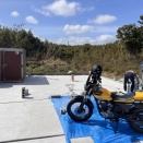 ヨドガレージの基礎工事