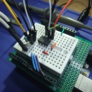 §§自作 卓球投球機BTS2号機　BTS1用着弾検出器と連動
