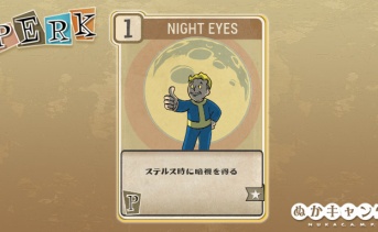 Fallout 76：Night Eyes（Perception）