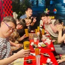 🍺🏐😄👏🏻バレーボールで汗を流しての一杯🍺🥰💕