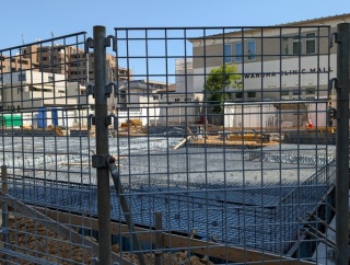 「柏の葉キャンパス」161街区の「柏の葉クリニックモールII」の工事状況（2026年5月17日）