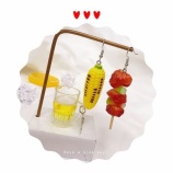 『【ヴィレヴァンオンライン】やだ、カワイイ。ビール・焼き鳥・トウモロコシのアクセサリー』の画像