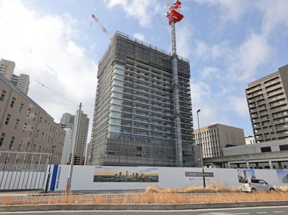 地上43階「パークタワー柏の葉キャンパス」の建設状況！柏の葉エリア最高層タワマン（2026.2.23）
