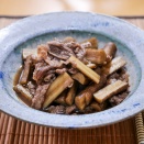 ごぼうの食感が美味しい「牛肉と洗いごぼうの甘辛炒め煮」