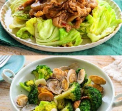 【サーモス連載】豚こまキャベツマウンテン＆あさりとブロッコリーの白ワイン蒸し