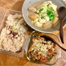 たこ飯と残りおかず