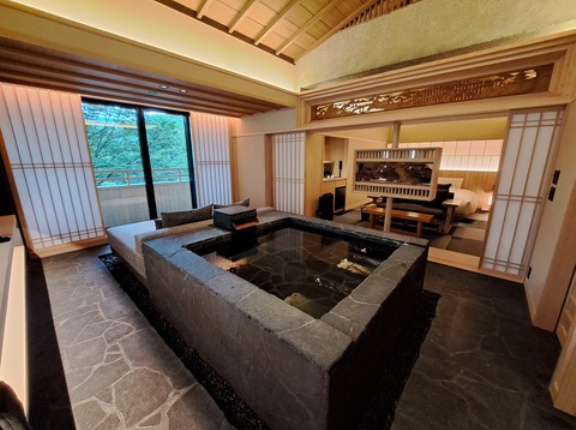 全室露天風呂付✨箱根のスモールラグジュアリー「Nazuna箱根宮ノ下」さんで非日常のひととき♪お部屋最高✨お食事は…？