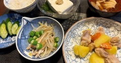 もう４９日です＆鶏肉とジャガイモのガーリックソテー