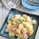 やめられないおいしさ！ベーコンとポテトのハニーマスタードマヨサラダ