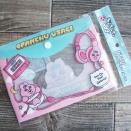 【100均】おぱんちゅうさぎ ボタン付きB6クリアファイル 横型