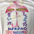結婚祝いのTシャツにプリント