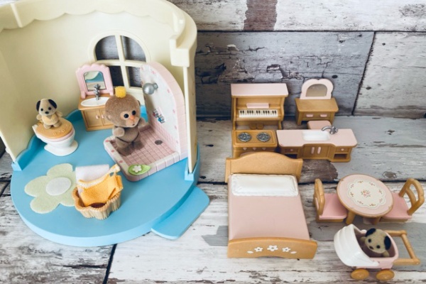 シルバニアの水たまり サルの赤ちゃん