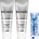 【14%OFF+定期おトク便で680円+8PT】ライオン 医薬部外品 NONIO ノニオ プラス ホワイトニング ハミガキ 歯磨き粉 高濃度フッ素 1450ppm配合 130g×2個セット Y字フロス付き