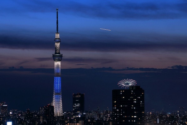 東京スカイツリー定点観測所 隅田川花火大会
